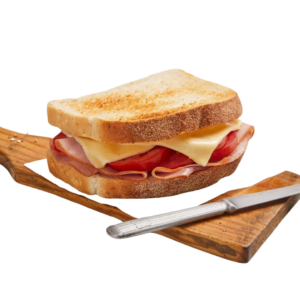 Ham, cheese and tomato toasties