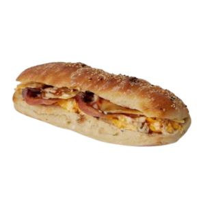 Egg, bacon and cheese Turkish