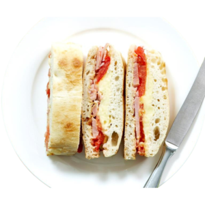 Ham, cheese tomato Turkish